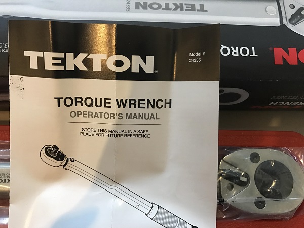 รูปที่ 2. Tekton 24335 Torque Wrench