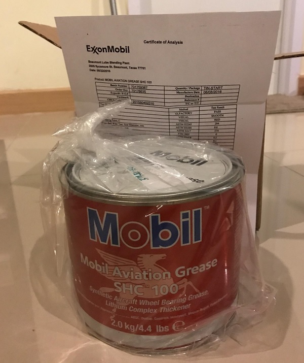 รูปที่ 2. Mobil Aviation Grease SHC 100