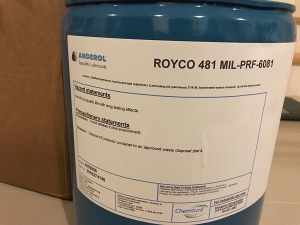 รูปที่ 2. น้ำมัน Royco 481